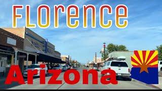 [4K] Florence, AZ - City Tour & Drive Thru