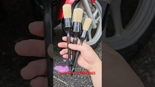 Combo 3 Cọ Lông Heo Chuyên Dụng Vệ Sinh Chi Tiết Nội Thất Ngoại Thất Xe Size 12 16 18 #muasamnhanh