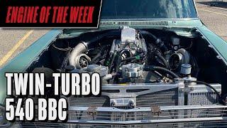 6-Second Twin-Turbo 540 cid Big Block Chevy Engine