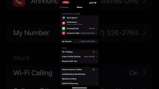 How to turn off unknown calls that are being blocked