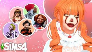 RECREATING ICONIC SPOOKY CHARACTERS IN THE SIMS 4!