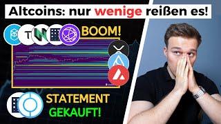 Harte Altcoin WAHRHEIT: Nur WENIGE EXPLODIEREN jetzt. Krypto: Die Uhr TICKT!