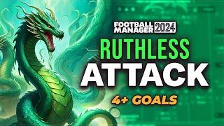 RUTHLESS Attacking POWER From INSANE FM24 Tactic | Football Manager 2024 Best Tactics