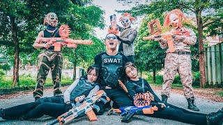 LTT Nerf Mod : Boost S.W.A.T Warriors W Nerf Skills Nerf Mod Guns Fight Masked Criminals Dangerous