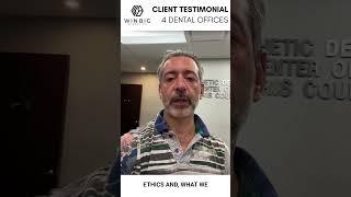 Dental Client Testimonial on Win Big Marketing's Performance For His 4 Dental Offices In New Jersey