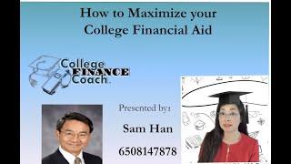 How to Maximize your #Financial Aids (上）  大學學費到底有多貴？ 自己掏腰包交學費對你的財務影響有多大? 上私立一定比公立要多付學費？  計算方法和竅門。