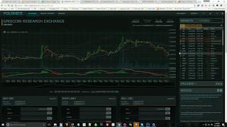 Bot Trading in real life on Poloniex...