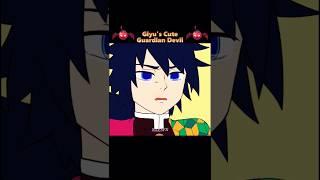 Giyu's cute guardian devil  #demonslayer #anime #kimetsunoyaiba #nezuko