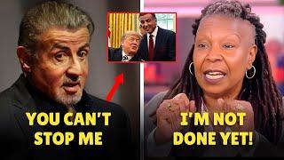 Whoopi Goldberg REACTS to Sylvester Stallone in the Middle of Record Breaking View Boycott