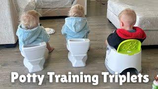 Potty Training TRIPLETS!?......Tips, Tricks?  Did it work?