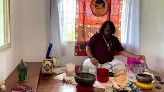 Sound Exploration with crystal bowls by mahesh vinayakram
