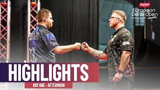KICKING OFF IN LEVERKUSEN!  | Day One Afternoon Highlights | 2025 European Darts Open