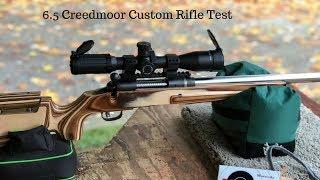 6.5 Creedmoor, Test Firing the Custom Rifle.