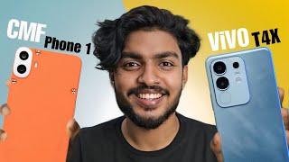 CMF Phone 1 Vs VIVO T4X Comparison Malayalam | Best Phones under 15K