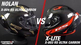 Nolan X-804 RS U.C Vs X-Lite X-803 RS U.C - ChampionHelmets.com