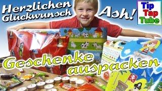 Ash 6. Geburtstag - Geschenke auspacken - Spielzeug von Star Wars und Lego Ninjago ... TiptapTube