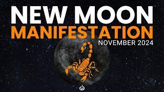 New Moon in Scorpio Meditation Music: Powerful Manifestation | November 2024