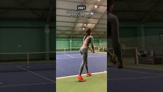 Bojana Jovanovic's serve in 2021 ️ in 2024. Rate her serve and what are the differences ?