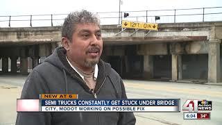 2 crashes in 2 weeks at 'truck stop' bridge on Independence Avenue