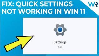 Quick Settings not working on Windows 11? Here’s what to do!