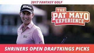 2017 Fantasy Golf Picks - Shriners Open DraftKings Picks, Sleepers and Preview