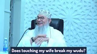 Does touching my wife break my wudu? #Assim #quran #hijab #sunnah #hadith #allah assim al hakeem