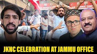 JKNC Celebration at Jammu office || Resolution of Article 370 || Omar Abdullah