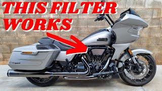 HUGE GAINS FROM THIS AIR FILTER / VVT CVO Bagger / Screamin Eagle Wedge