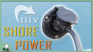 15 amp Shore Power Plug Install | Camper Van Build