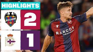 LEVANTE UD 2 - 1 RC DEPORTIVO | HIGHLIGHTS LALIGA HYPERMOTION