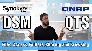 Synology DSM vs QNAP QTS - File Management, File Access, Local Folders, Thumbnails and Indexing