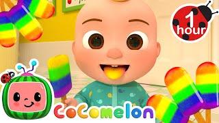 Learn Colors with Popsicles!  Cocomelon | Community Corner | Kids Sing and Play