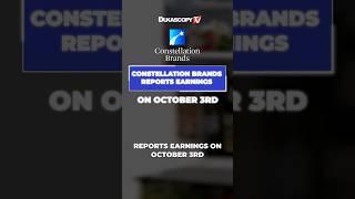 Constellation Brands reports earnings on October 3rd  #constellationbrands   #modelo  #coronabeer