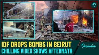 VIDEO| Israel’s Deadliest Predawn Attack in Lebanon | Building Flattened | Watch Horrific Aftermath