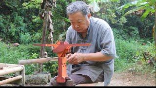 整木制作多种鲁班凳，鲁班桌，每一件的制作工艺都很强【阿木爷爷 Grandpa Amu 】