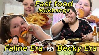 Amberlynn Mukbangs | Becky Era vs Faline Era