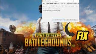 How to Fix Pubg Crash Report Error Easy Fix Working 2018