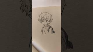 hôm nay tui chia sẻ với mọi người cách vẽ tóc nam (chibi)#art #drawing