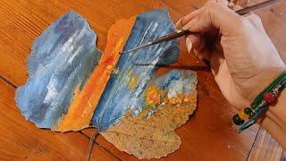 Amazing nature with acrylics