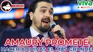 Amaury Vergara habló claro “chin** a mi mad** si Chivas no es el más grande” acá el video