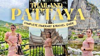 PATTAYA THAILAND VLOG COMPLETE ITINERARY & GUIDE
