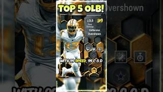 *NEW* TOP 5 BEST ROLB/LOLB in Madden 25! best OUTSIDE Linebackers! #mut25 #Madden25