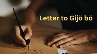 Letter to Gijö bö (Audiobook)