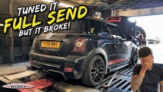 THE MINI JCW BROKE.. BUT WE SENT IT ANYWAY!! HOW MUCH POWER?!