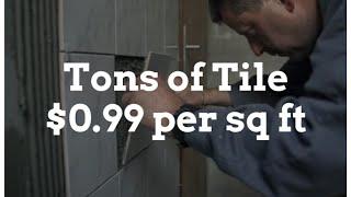 Tons of Tile in Prestige Flooring's Clearance Corner