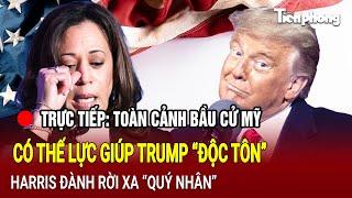 [Trực tiếp] Toàn cảnh bầu cử Mỹ : Có thế lực giúp Trump “độc tôn”,  Harris rời xa “quý nhân”