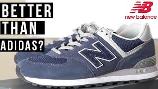 New Balance 574 Blue Review || On Feet