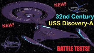 4K NEW SHIP USS Discovery A 32nd Century Crossfield - VS USS Enterprise J & RBG DS9 Quantum Version