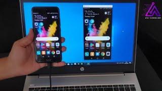 Android screen mirror to Laptop/PC...Without any software | Akshay Dhotre