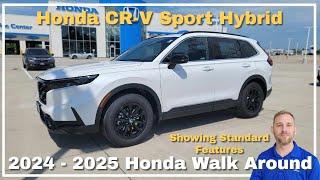 2024 - 2025 Honda CR-V Sport Hybrid Walkaround Standard Features Demo